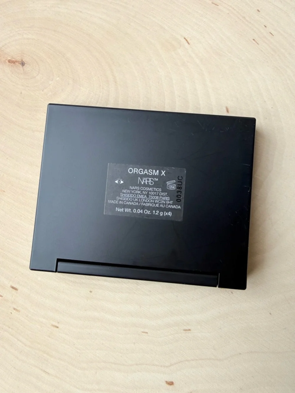 NARS Orgasm X Quad Eyeshadow Palette 4 Shades Pink Rose Gold New Unused